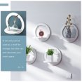 thumbnail image 3 of EIGTHTAIL Wall Floating Shelf Nordic Style Storage Shelf Punch Free Planter Holder Shelf Bracket, 3 of 6