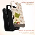 thumbnail image 4 of Cute Crocodile Flower Phone Case, Vintage Floral Aesthetic Alligator Phone Cover for iPhone 17 16 15 14 13 12 11 Pro Plus Mini, 4 of 6