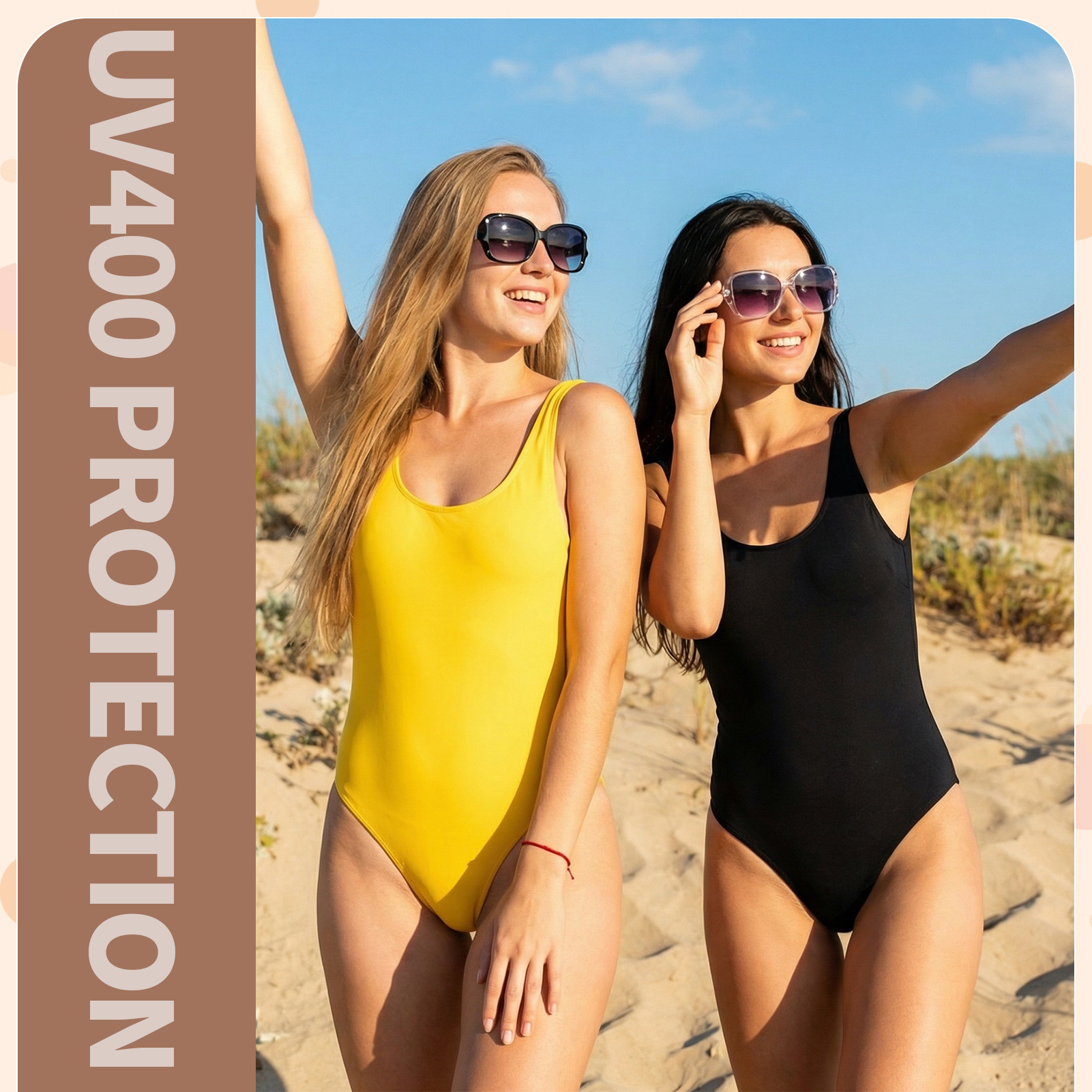 Bocaoying 4-Pack Polarized Oversized Sunglasses photo 6