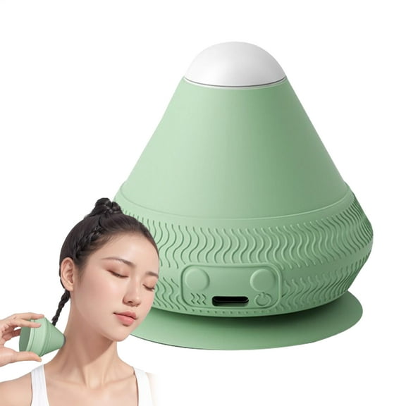 AOKAILA Massage Ball Vibration Heat Electric Roller for Stress Relief Heat Compress Vibrate Adsorption Massager Yoga Sports Fascia Ball for Relaxation improved