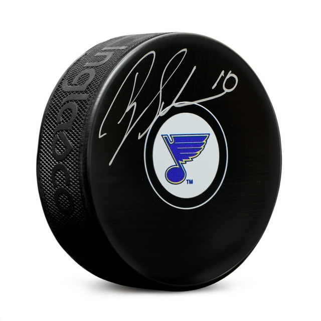 Brayden Schenn Rondelle de Hockey des Blues de St. Louis Signifiée