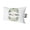 Mint, Gold, White, Grass Green, variant on Wedding Outdoor Pillows for Chaise Lounge Chair Waterproof Lumbar Pillows with Insert&Adjustable Elastic Strap Beach Headrest Pillow Spring Mr Mrs Flowers Eucalyptus Leaves Plants Pool Pillow 11"x16"