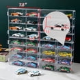 thumbnail image 4 of Vitrina para coches de juguete, caja de fósforos, escala 1/64, con capacidad para 32 coches, 4 of 6