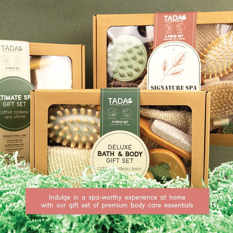60 Value) TADA Natural Beauty Bath Gift Sets for Woman, Holiday