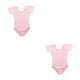 thumbnail image 3 of Qarigey Traje de baile de ballet para niñas Mono clásico con cuello Ropa de baile Leotardo Rosa 3XL 2Conjunto, 3 of 6
