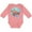 Mauve, variant on Inktastic Fort Lauderdale, Florida Swimming Sea Turtle with Bubbles Boys or Girls Long Sleeve Baby Bodysuit
