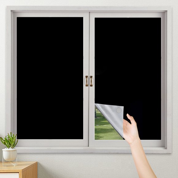 Ihvewuo Portable Blackout Polyester Shade Curtains, 57” x 118”