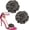 Gray, variant on Decorative Shoe Clips, Removable Bow Clip Flower Rhinestone Charms for Women Dress High Heels Accessories