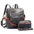 thumbnail image 1 of Set de 2 mochilas Soperwillton de piel sintética para mujer, 1 of 6