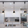 thumbnail image 6 of KAYYELAMP H-Type Track Lamp Black Mini Metal Shade Wooden Base Adjusted Cord Track Mount Pendant Light for Kitchen Dining Table Loft(No Bulb, Track), 6 of 7