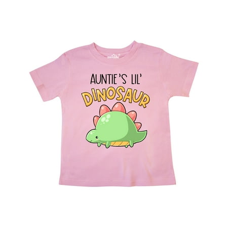 

Inktastic Auntie s Lil Dinosaur with Cute Stegosaurus Gift Toddler Boy or Toddler Girl T-Shirt