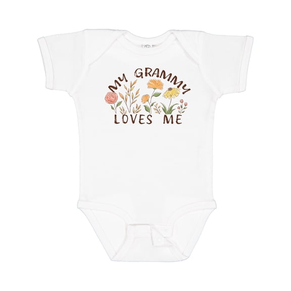Inktastic My Grammy Loves Me Boys or Girls Baby Bodysuit
