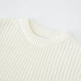 thumbnail image 5 of XuJwPNcy Baby Girl Boy Knit Sweater Infant Newborn Blouse Toddler Kids Pullover Sweater Crewneck Long Sleeve Tops for Kids, 5 of 6