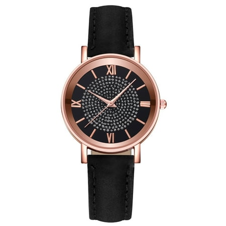 Clearance Now! HIMIWAY Sweatshirt Dress Eye-Catching Quartz Watch with a Colorful Dial Elegant Quartz Watches Women Watches