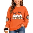 thumbnail image 4 of Gyexs Little Girls Halloween Sweatshirts Long Sleeve Tops, Daily Wear Relaxed Fit, Trick or Treat Apparel, 4 of 5