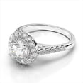 thumbnail image 4 of 2.50 Ct Excellent Round Diamond Bridal Rings for Women Solid 14K White Gold, 4 of 9