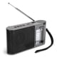 thumbnail image 1 of Receptor de Radio portátil multibanda Bling Bling con Bluetooth 4.0 configuración manual y antena telescópica color gris, 1 of 12