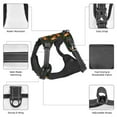 thumbnail image 6 of Fotbe Cute Little Foxes Pattern Dog Harness, No-Pull Pet Harness with 2 Leash Clips, Adjustable Soft Padded Dog Vest with Easy Control Handle for Large Dogs-Small, 6 of 6