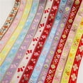 thumbnail image 5 of Cinta Jacquard de flores brillantes con purpurina, 5 yardas, 10-25MM, adornos para el cabello DIY, falda, accesorios para Collar de mascota, 5 of 5