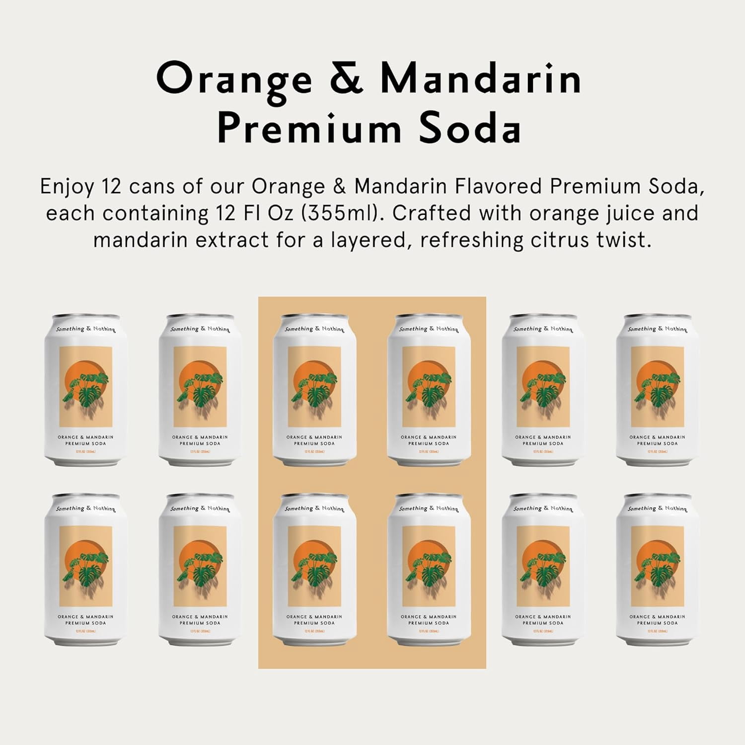 Orange & Mandarin Premium Soda