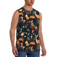 thumbnail image 2 of Fotbe Men's Forest Elf Print Men's Sleeveless Muscle Tank Tops Casual T-Shirts for Gym Workout Beach-XX-Large, 2 of 8