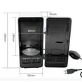 thumbnail image 2 of Usb refrigerator mini thermal insulation mini refrigerator refrigeration refrigerator student refrigerator mini Mini refrigerator usb-black, 2 of 5