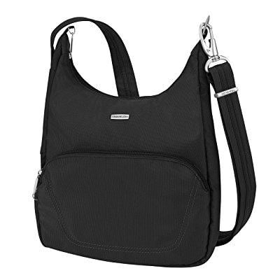 Travelon Anti Theft Essential Messenger Crossbody Bag Rfid Blocking Protection Purse
