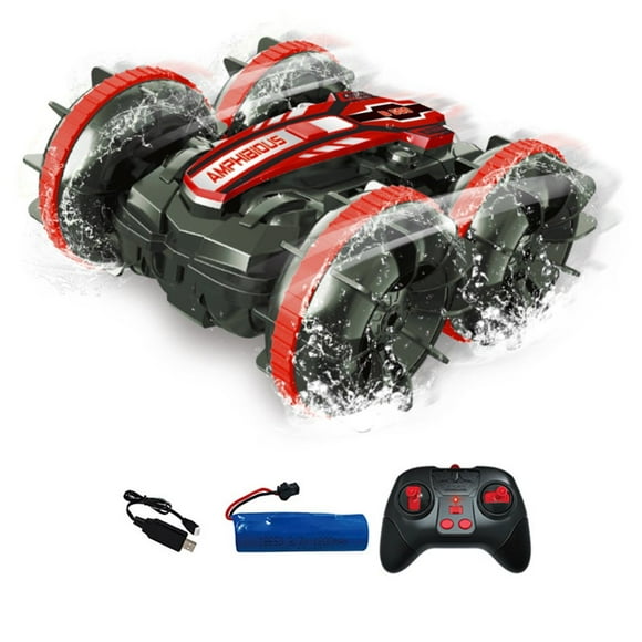 PENGXIANG Kids Toy Waterproof Double-sided Flip Drift Remote Control Car (A Red)