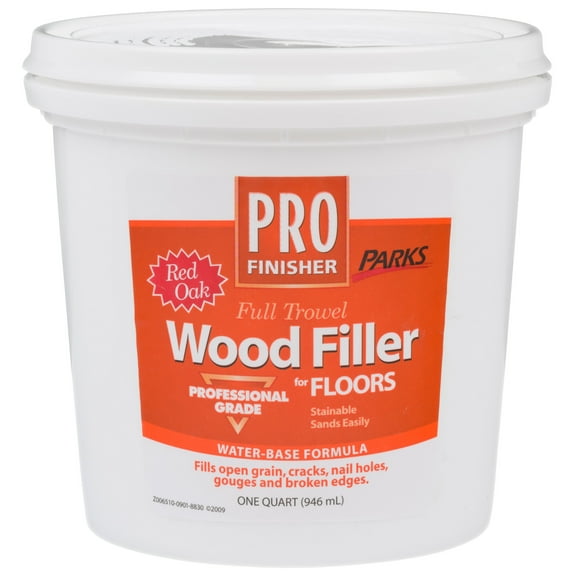 Rust-Oleum Parks Pro Finish Red Oak Floor Filler-138914, 1 qt, 6 Pack