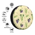 thumbnail image 4 of Susaid Green And Purple Grapes Print Tire Covers,Waterproof Anti-UV Snow Sun Rain Tire Covers for RV,Truck, SUV, Trailer, Camper-15 inch, 4 of 6