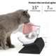 thumbnail image 4 of Cuenco para gatos con soporte elevado, cuenco doble inclinado para gatos, comedero para mascotas con cuenco doble Rojo Verde, 4 of 4