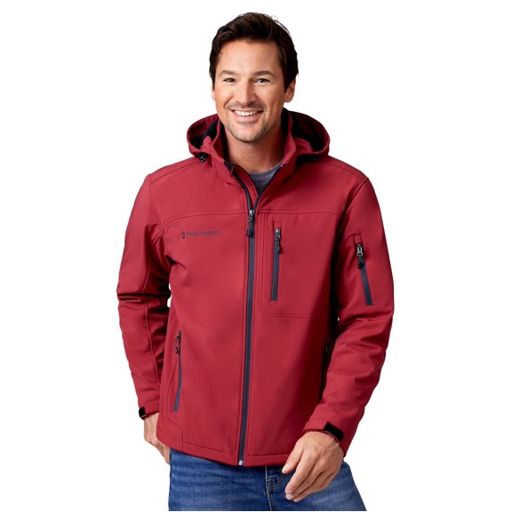 Free Country Men's Odyssey II Flex Super Softshell® Jacket Redrock XXL
