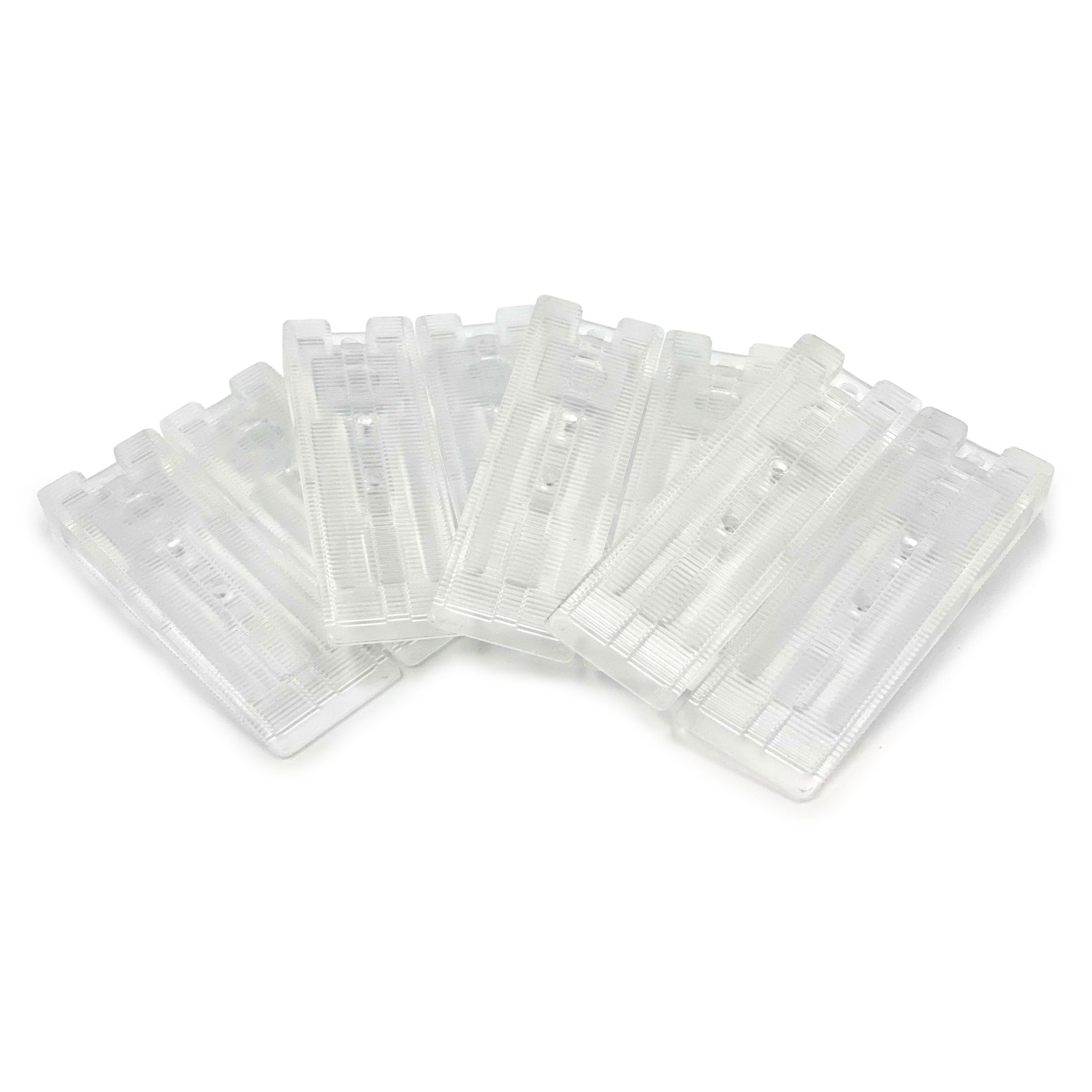 Leveling Shims For Tables/Chairs 12 Soft Plastic Clear Wobble Wedges 