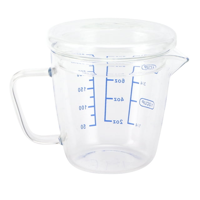 Jarra medidora, vidrio resistente al calor, jarra medidora de leche, utensilio de cocina de alta capacidad Jadeshay A