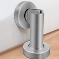 thumbnail image 3 of Magnetic Door Stopper, Stainless Steel Brushed Door Catch Modern Solid Rigid Door Stoppers Baby Proof Door Holder Wall/floor Mount, 3 of 5