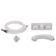 thumbnail image 3 of Whale Marine RT2498 Elegance White Faucet & Shower Mixer, 3 of 3