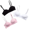 thumbnail image 2 of dELiA*s Girls Bras - 3 Pack Seamless Padded Bras for Teens with Removable Straps, 2 of 7