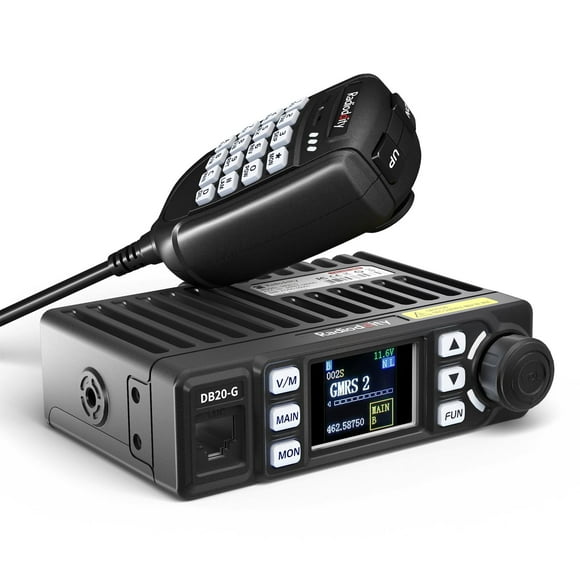 Radio móvil GMRS Radioddity DB20-G 20 W 500 canales