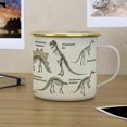 thumbnail image 2 of Gift Republic Enamel Dinosaurum Ecologie Mug, 2 of 4