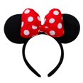 thumbnail image 5 of Diadema con orejas de Mickey Mouse de Disney, aro para el pelo para parque de atracciones, escamas de pescado, malla de lentejuelas, sombreros de fiesta, juguete para niña, cumpleaños, 5 of 5
