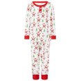 thumbnail image 2 of Pijamas navideños familiares a juego, camiseta con estampado de árbol de Papá Noel y pantalones, ropa de dormir para estar en casa., 2 of 9