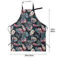 thumbnail image 5 of Lsque Colorful Tropical Leaves Waterproof Apron Chef Aprons for Men Heavy Duty Chemical Work Apron Extra Long Grilling Aprons with Adjustable Bib Apron, 5 of 9