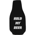 thumbnail image 2 of Hold My Beer Bottle Coolie With Opener (Black), 2 of 6