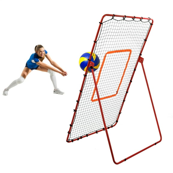5-Angle Volleyball Rebounder Net - Portable Training Tool for Baseball & Volleyball