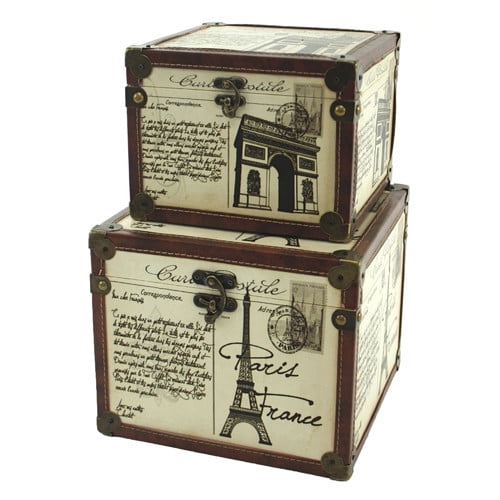 Aspire Paris Traveler 2 Piece Trunk Set