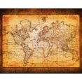 thumbnail image 1 of World Map Antique Poster (20 X 16), 1 of 1