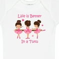 thumbnail image 4 of Inktastic Life's Better in a Tutu KS Girls Baby Bodysuit, 4 of 5