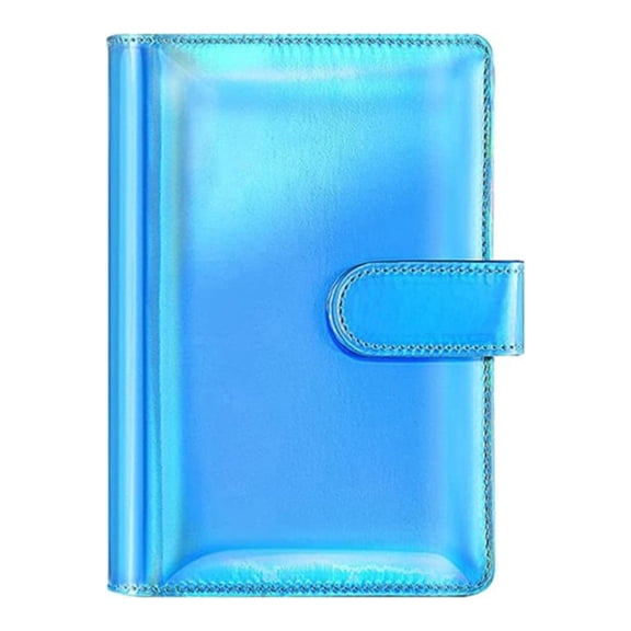 HJQEQVD A6 PU Leather Notebook Binder with 26 Categories Label, Budget Planner Organizer, Refillable Loose Leaf 6 Ring Binder Cover, 12 Pieces Binder Pockets