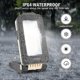 thumbnail image 4 of Rechargeable Work Light, Portable Led Camping Light, 180 Adjustable Construction Site Work Light, Usb Port, Ipx4 Magnetic Base, For Cars, Fishing, Lig, 4 of 5