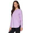 thumbnail image 4 of RBX Active Women's Open Back Long Sleeve Yoga Pullover, 4 of 5